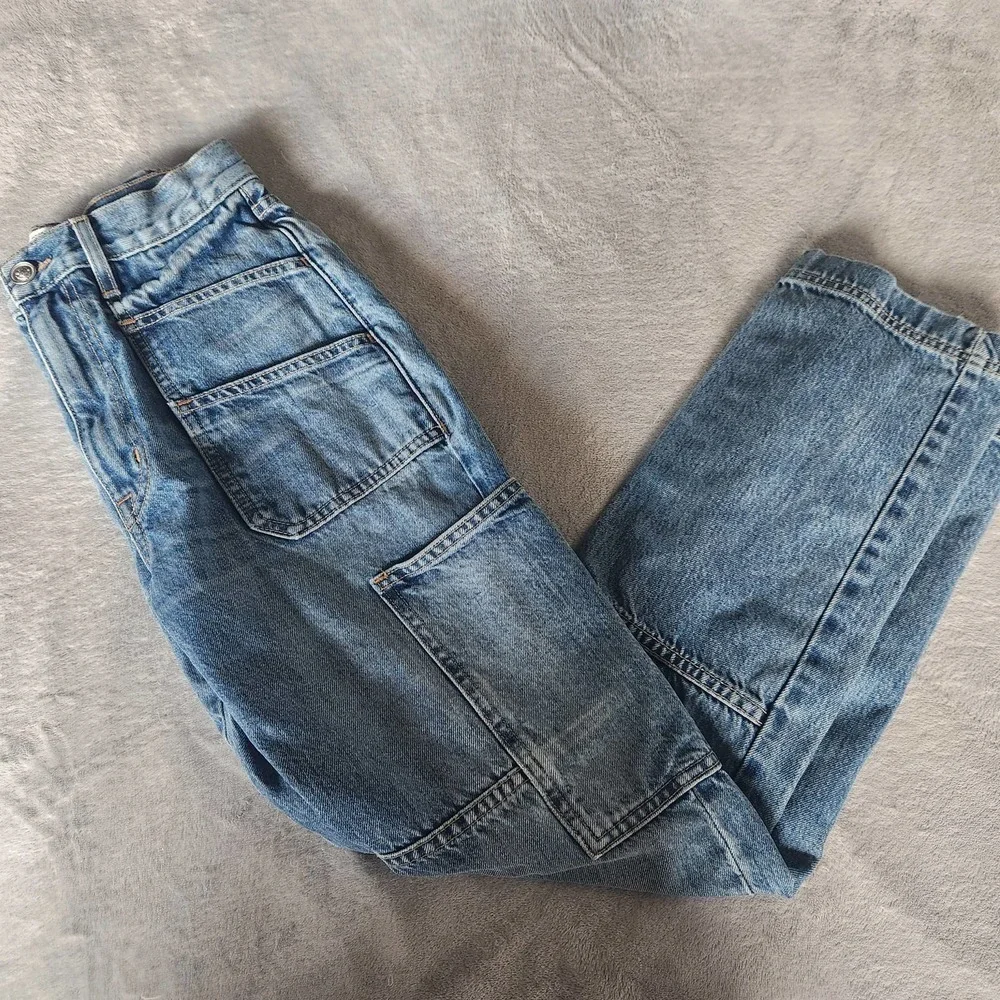 SLVRLAKE Savior High RiseCargo Jeans Size 26 - Picture 5 of 16